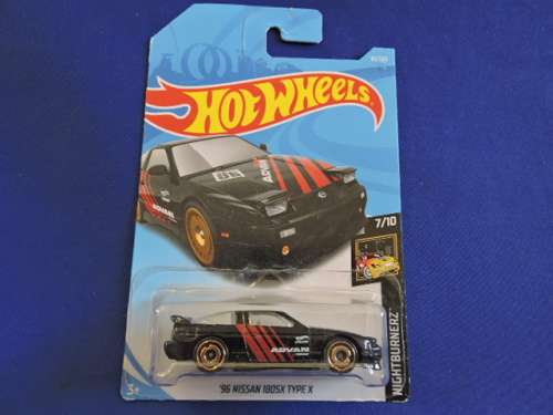 Hot Wheels Nissan 180 SX Type X ( Advan Black ) like Datsun..