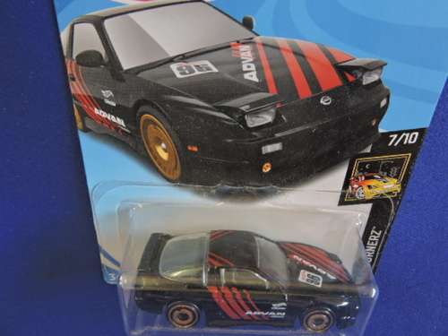 Hot Wheels Nissan 180 SX Type X ( Advan Black ) like Datsun..