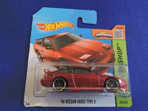 Hot Wheels Nissan 180 SX Type X ( Metallic wine red ) like Datsun..