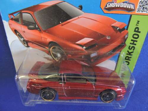 Hot Wheels Nissan 180 SX Type X ( Metallic wine red ) like Datsun..
