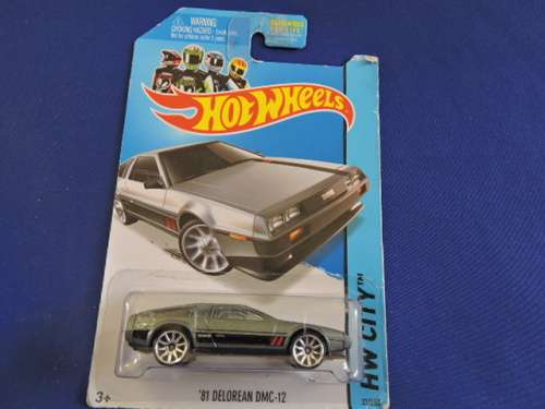 Hot Wheels DELOREAN DMC - 12 ( Silver ).
