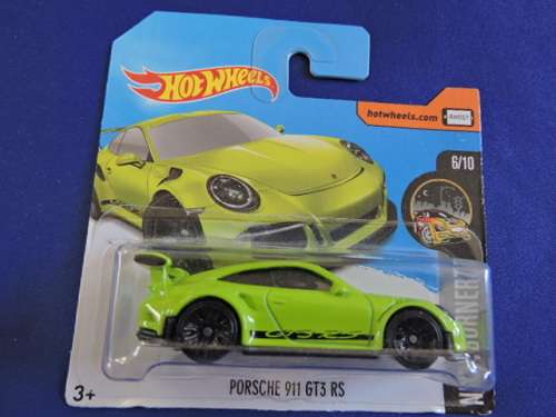 Hot Wheels PORSCHE 911 GT3 RS ( Lime Green ).