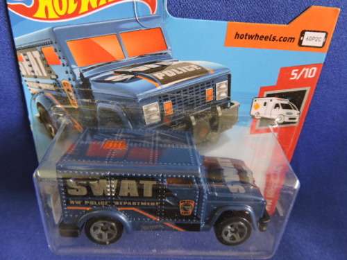 Hot Wheels SWAT Armoured Truck( Blue )