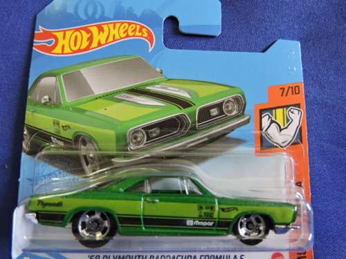 Hot Wheels PLYMOUTH BARRACUDA FORMULA 5 ( Green ) # HW BLOW OUT SALE #