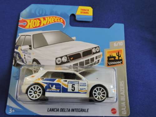 Hot Wheels Lancia Delta Integrale  ( White #5 )