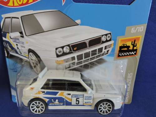 Hot Wheels Lancia Delta Integrale  ( White #5 )