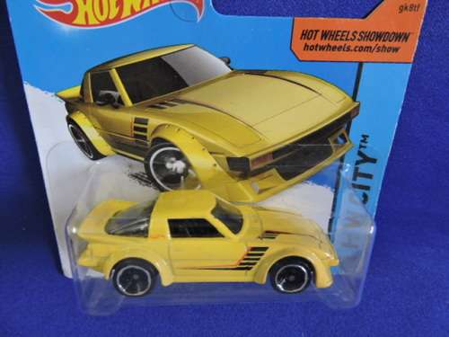 Hot Wheels MAZDA RX-7  ( Yellow )  #  MAZDA nie ander kar nie  #