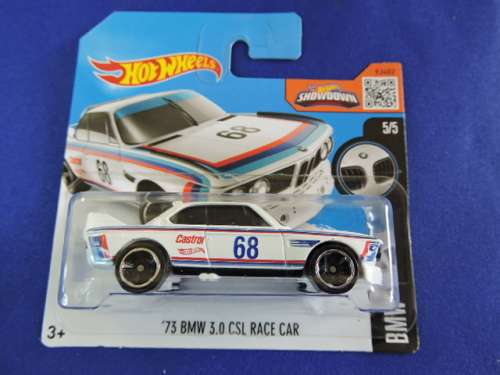Hot Wheels BMW 3.0 CSL Race Car ( White #68 )....