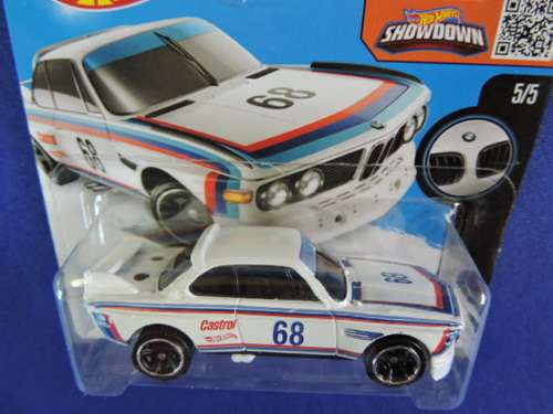 Hot Wheels BMW 3.0 CSL Race Car ( White #68 )....