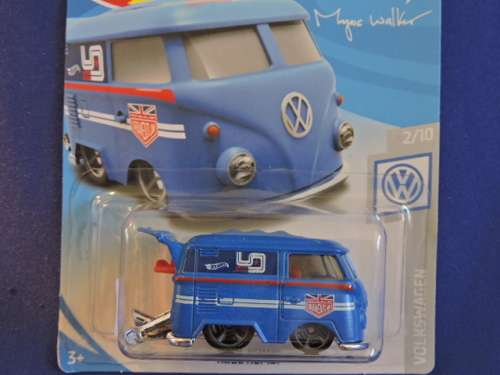 Hot Wheels Volkswagen VW Kool Kombi ( Urban Outlaw  Blue ) Long Card.....
