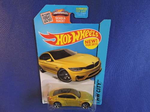 Hot Wheels BMW M4 ( Metalic gold/yellow ).....