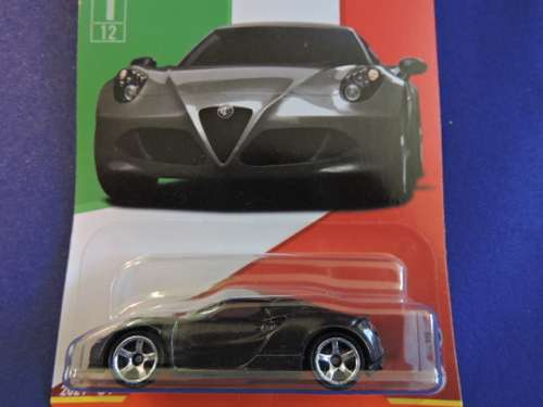 Matchbox ALFA ROMEO 4C ( Italy 1/12 ) like Hot Wheels.........