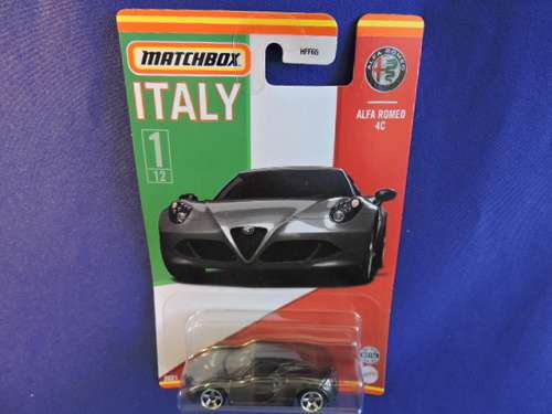 Matchbox ALFA ROMEO 4C ( Italy 1/12 ) like Hot Wheels.........