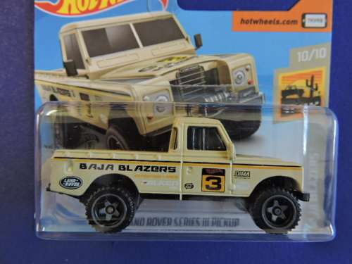 Hot Wheels LAND ROVER Series 111 Truck Pickup ( Beige #3 ) Short card# BAKKIE BONANZA #.............