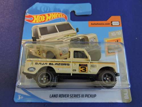 Hot Wheels LAND ROVER Series 111 Truck Pickup ( Beige #3 ) Short card# BAKKIE BONANZA #.............