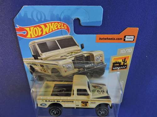 Hot Wheels LAND ROVER Series 111 Truck Pickup ( Beige #3 ) Short card# BAKKIE BONANZA #.............