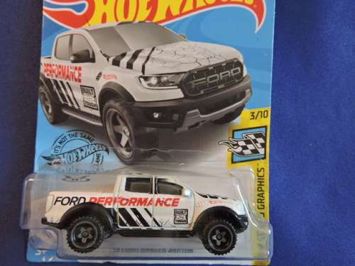 Hot Wheels FORD RANGER Double Cab Bakkie Raptor (White) Long Card # BAKKIE BONANZA #..