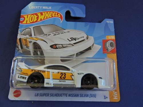 Hot Wheels NISSAN SILVIA LB SUPER SILHOUETTE like Datsun ( White 23 ) Short Card...