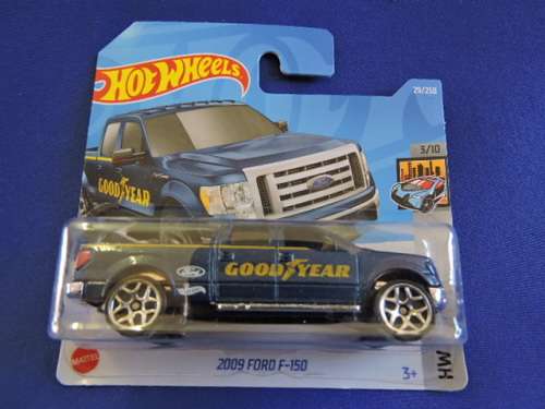 Hot Wheels FORD F-150 ( Good Year Blue ) Short Card