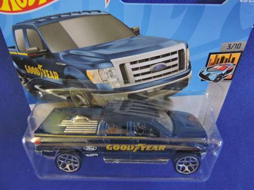 Hot Wheels FORD F-150 ( Good Year Blue ) Short Card