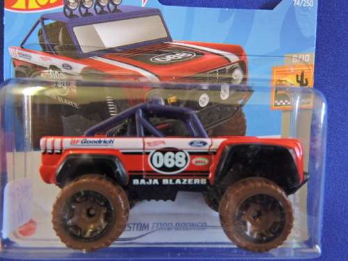 Hot Wheels FORD BRONCO ( Red 068 ) Short Card