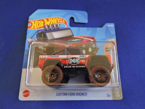 Hot Wheels FORD BRONCO ( Red 068 ) Short Card