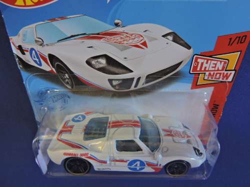 Hot Wheels FORD GT 40 ( White Gum Ball 3000 ) Short Card
