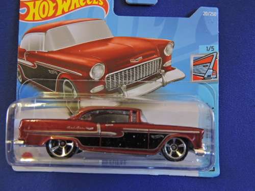 Hot Wheels 55 CHEVY CHEVROLET Bel-Air ( Red )