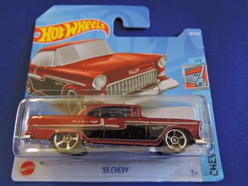 Hot Wheels 55 CHEVY CHEVROLET Bel-Air ( Red )