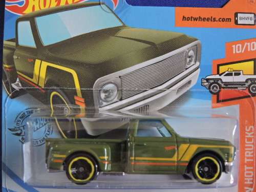 Hot Wheels Chevy Chevrolet Pickup Truck ( Green ) Like Ford