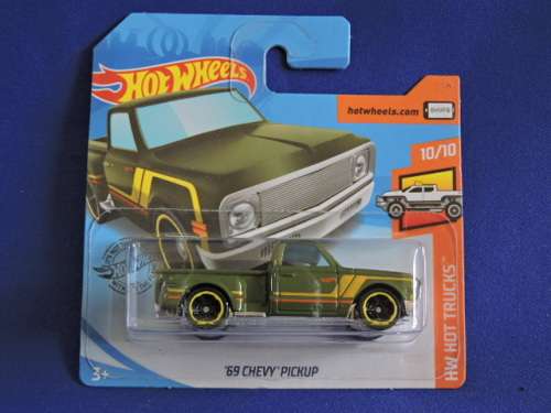 Hot Wheels Chevy Chevrolet Pickup Truck ( Green ) Like Ford