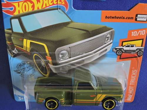 Hot Wheels Chevy Chevrolet Pickup Truck ( Green ) Like Ford