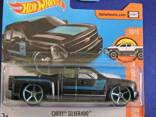 Hot Wheels Chevy Chevrolet Silverado ( Black and Blue ) # BAKKIE BONANZA # BLOW OUT CHEVY SALE #.