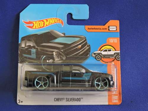 Hot Wheels Chevy Chevrolet Silverado ( Black and Blue ) # BAKKIE BONANZA # BLOW OUT CHEVY SALE #.