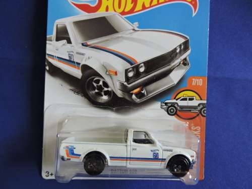 Hot Wheels DATSUN 620 ( White ) Long Card Like Nissan   # BAKKIE BONANZA #