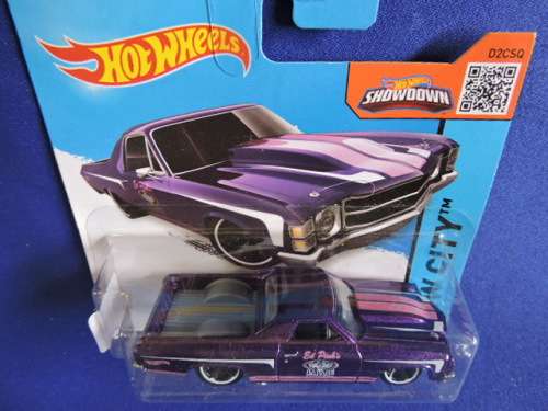 Hot Wheels Chevy El Camino Chevrolet Bakkie ( Purple )   # BAKKIE BONANZA #