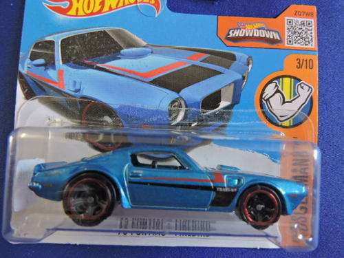 Hot Wheels PONTIAC FIREBIRD  ( Blue )