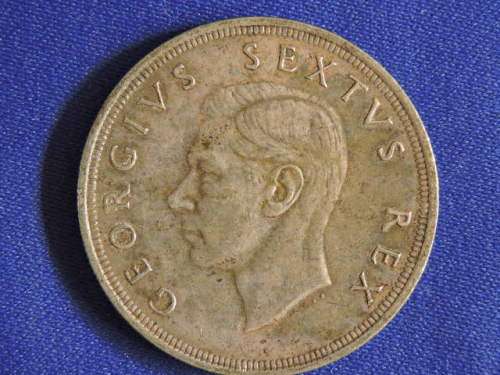 1952 Silver 5 Shilling Crown Coin  # CRAZY BARGAIN COIN #..