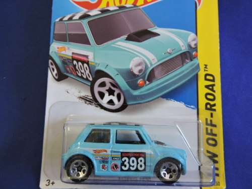 Hot Wheels MORRIS MINI ( Teal #398 ) Long Card  # MINI MANIA # ....