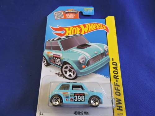 Hot Wheels MORRIS MINI ( Teal #398 ) Long Card  # MINI MANIA # ....