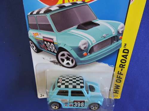 Hot Wheels MORRIS MINI ( Teal #398 ) Long Card  # MINI MANIA # ....