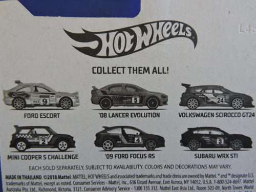 Hot Wheels MINI COOPER S CHALLENGE ( Teal. New Shape #2 ) Long Card  # MINI MANIA # ....