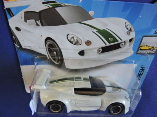 Hot Wheels LOTUS SPORT ELISE ( White Green stripe ) Supercar