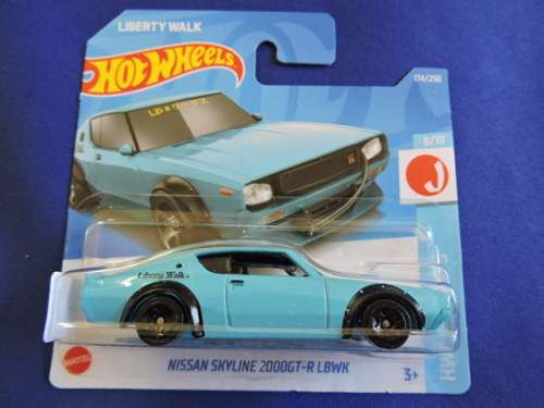 Hot Wheels NISSAN SKYLINE HT 2000GT-X ( Blue ) like Datsun