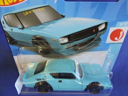 Hot Wheels NISSAN SKYLINE HT 2000GT-X ( Blue ) like Datsun