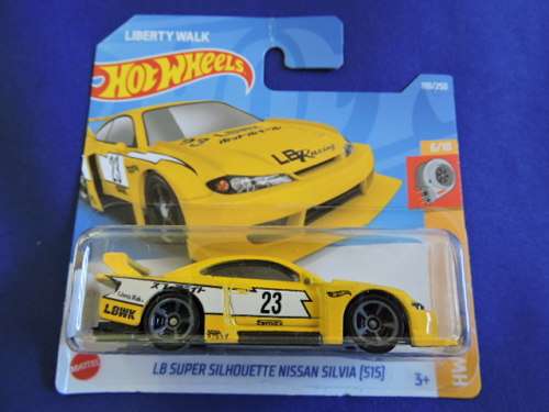 Hot Wheels NISSAN LB SUPER SILHOUTTE NISSAN SILVIA S15  ( Yellow #23 ) like Datsun...