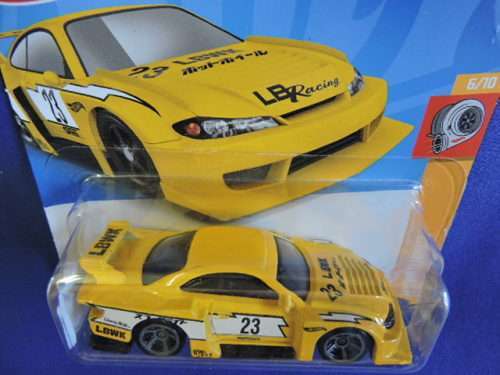 Hot Wheels NISSAN LB SUPER SILHOUTTE NISSAN SILVIA S15  ( Yellow #23 ) like Datsun...
