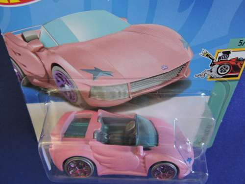Hot Wheels BARBIE EXTRA Car ( Pink ) Short Card
