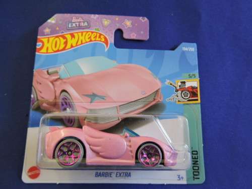 Hot Wheels BARBIE EXTRA Car ( Pink ) Short Card