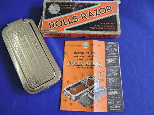 Vintage ROLLS RAZOR shaving razor Made in England Boxed  # SLASHED PRICE #